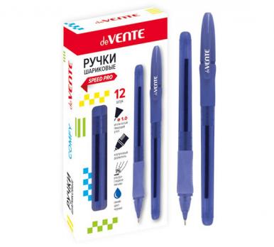 Ручка шариковая синяя deVente 