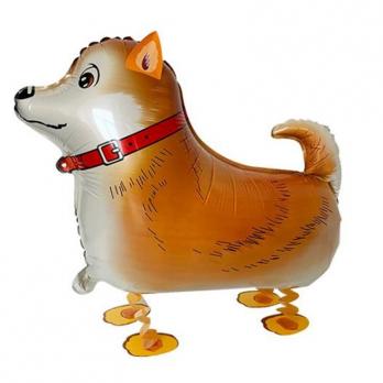 Шар фольгированный 16" (41см) "Lucky dog" фигурный, 1шт  К-К