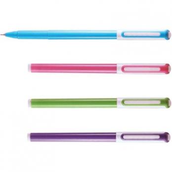 Ручка шариковая синяя deVente "Spectrum. Speed Pro" 0,7(0,3)мм, масл. основа, ассорти  5073821