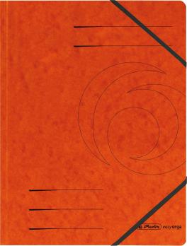 Папка на резинке А4 "Оранжевая" Прагматик картон  431-316