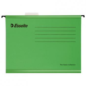 Папка-регистратура подвесная А4 "Зеленая" Esselte картон  90318