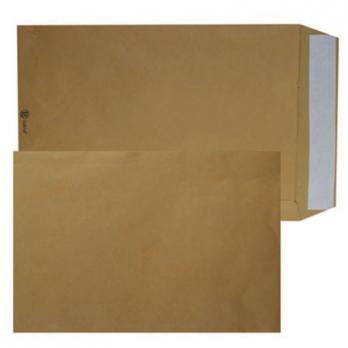Конверт-пакет 230х320мм С4 крафт-бумага, отрывная лента  411-068