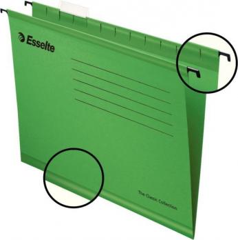 Папка-регистратура подвесная А3 "Зеленая" Esselte картон  90337