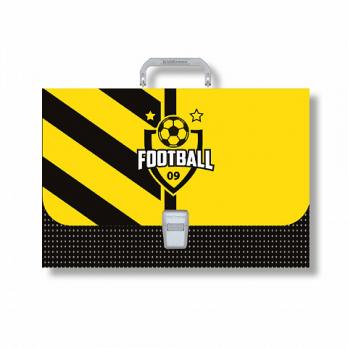 Папка-портфель А4  1отд ErichKrause "Football Time" пластик-0,8мм  ЕК 48738