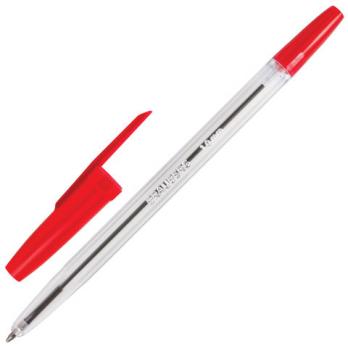 Ручка шариковая красная Brauberg 