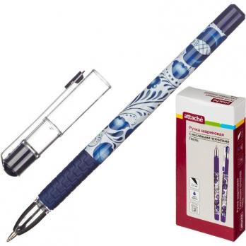 Ручка шариковая синяя Attache 