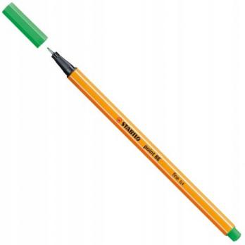 Ручка капиллярная зеленая Stabilo 