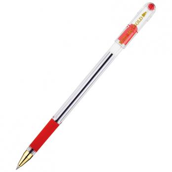 Ручка шариковая красная Munhwa 