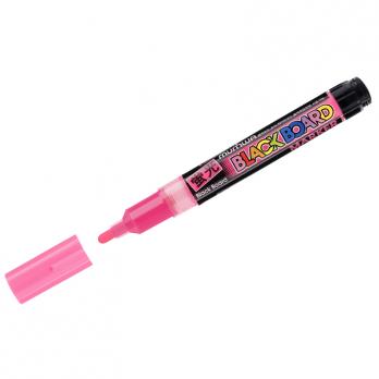 Маркер меловой розовый MunHwa "Black Board Marker" 3мм, водная основа   СМ-10