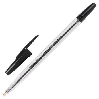 Ручка шариковая черная Corvina-51 "Classic" 1,0(0,7)мм, прозрачный корпус  40163/01 140301