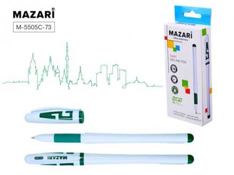 Ручка гелевая зеленая Mazari 