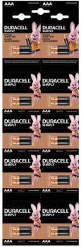 Батарейка ААА (LR03) мизинчиковая Duracell Basic щелочная, 1шт   5011646 