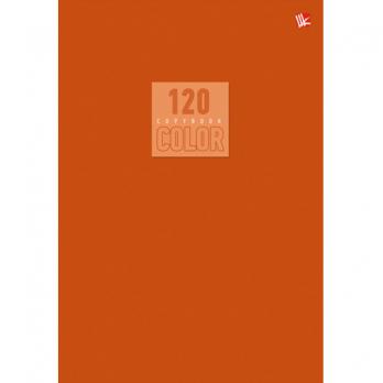 Тетрадь А5 120л клетка Канц-Эксмо "Стиль и цвет. Оранжевый" мел.картон, клеевое крепление  Т51205175