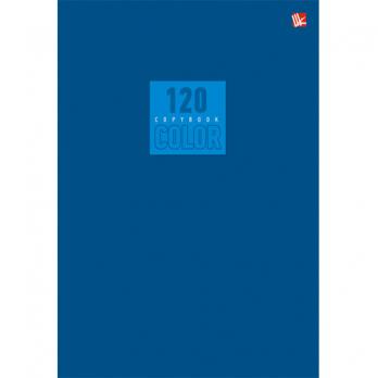 Тетрадь А5 120л клетка Канц-Эксмо "Стиль и цвет. Синий" мел.картон, клеевое крепление  Т51205173