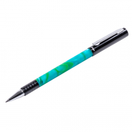 Ручка шариковая синяя Berlingo "Fantasy" 0,7мм (0,5), корпус: бирюзовый акрил  CPs_70502