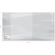 Обложка 210х380мм для тетрадей и дневников ArtSpace с липк, слоем, плотность 80мкм  PP 210.80 279459