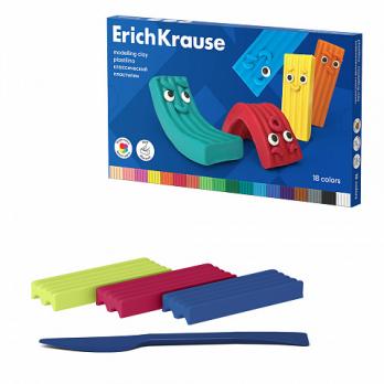 Пластилин 18цв ErichKrause "Color Friends" со стеком, 270гр  ЕК 61342