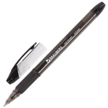 Ручка гелевая черная Brauberg 