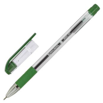 Ручка шариковая зеленая Brauberg 