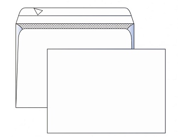 Конверт 229х324мм С4 чистый, отрывная лента  С4.250.1  352276