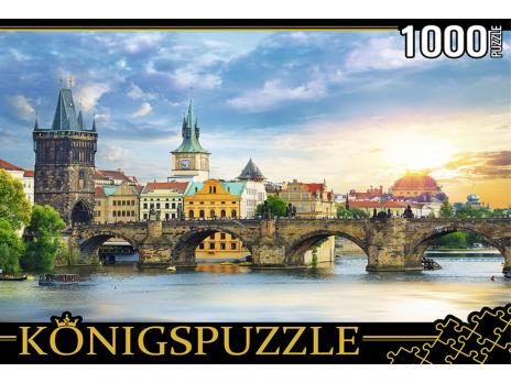 Пазлы 1000эл Königspuzzle "Прага. Карлов мост"  ГИК1000-0635