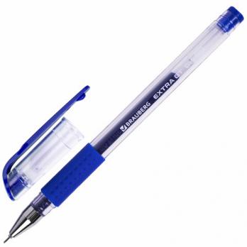 Ручка гелевая синяя Brauberg "Extra GT Needle" 0,5(0,35)мм, 143916