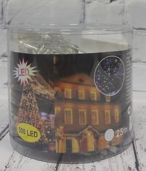 Гирлянда 25м. 500 LED, свет белый