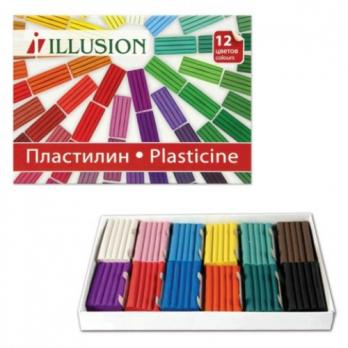 Пластилин 12цв Гамма "Illusion" 168гр  280003