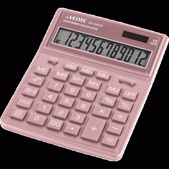 Калькулятор 12 разрядный deVente DD-4442R 