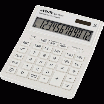 Калькулятор 12 разрядный deVente DD-4442W 