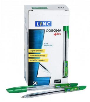 Ручка шариковая зеленая Linc 