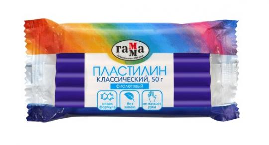 Пластилин  1цв Гамма 