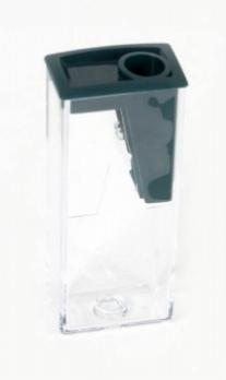 Точилка пластиковая 1отв Faber-Castell с контейнером, ассорти  581526 125LVEZF