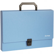 Папка-портфель 1 отделение Berlingo "Standard", A4, 370*250*40мм, 1000мкм, синяя  MP2310