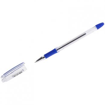 Ручка шариковая синяя Berlingo "I-15" 0,7(0,4)мм, резиновый упор  CBp_70012  209385