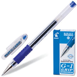 Ручка гелевая синяя Pilot 0,5(0,3)мм, с резиновым упором  BLGP-G1-5  005353  140200