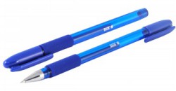 Ручка шариковая синяя Maestro-SK 0,5мм, прозрачный корпус  