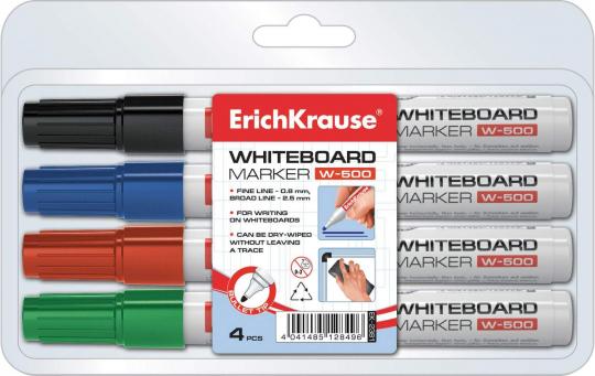 Набор маркеров для белых досок 4цв ErichKrause 