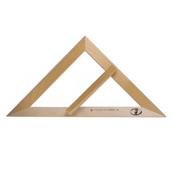 Треугольник 45см/45град Можга "Классный" деревянный, равнобедренный  С370 210281