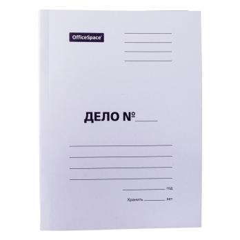 Папка-скоросшиватель А4 немелованный картон 260г/м2 OfficeSpacе до 200л  257317