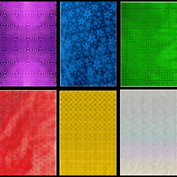 Бумага упаковочная 70х100см "Голографическое ассорти" deVente 60г/м²  9042701