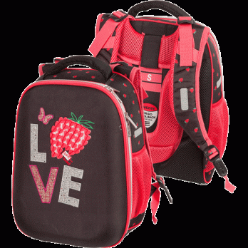 Рюкзак 38x28x16см deVente "Choice. Strawberry" 1 отд., текстиль, эргономичная спинка  7033110