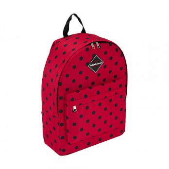 Рюкзак 39x29x13см Erich Krause EasyLine 17L "Dots in Red" 1 отд, полиэстер  ЕК 51731