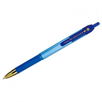 Ручка шариковая автоматическая синяя MunHwa 