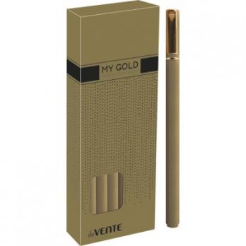 Ручка шариковая синяя deVente "My Gold" 0,7(0,3)мм, золотистый корпус  5073733