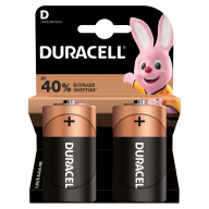 Батарейка D (LR20) Duracell Basic алкалиновая, 1шт  5000394052512 176946