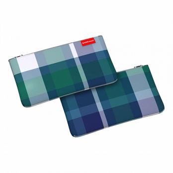 Пенал-косметичка 1отд. 22x12см ErichKrause "Light. Forest Tartan" полиэстер  ЕК 52356