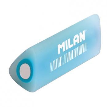 Ластик Milan 45х19х18мм, 3-х гранный, голубой  PPMF30 973233