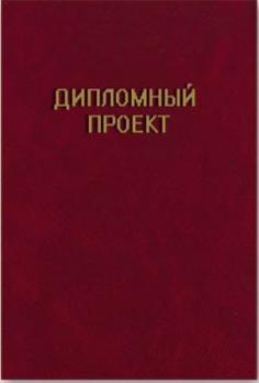 Папка "Дипломный проект" А4 100л Феникс+ ассорти, тв.обложка, бумвинил  2400                     