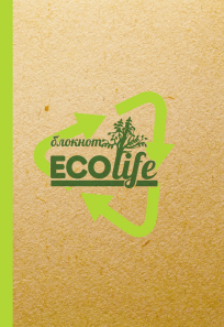 Записная книжка с текстом А5 64л Проф-Пресс "EcoLife-1" матовая ламинация, выборочный лак  64-6574